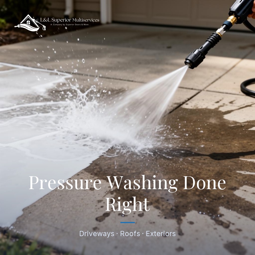Pressure washing